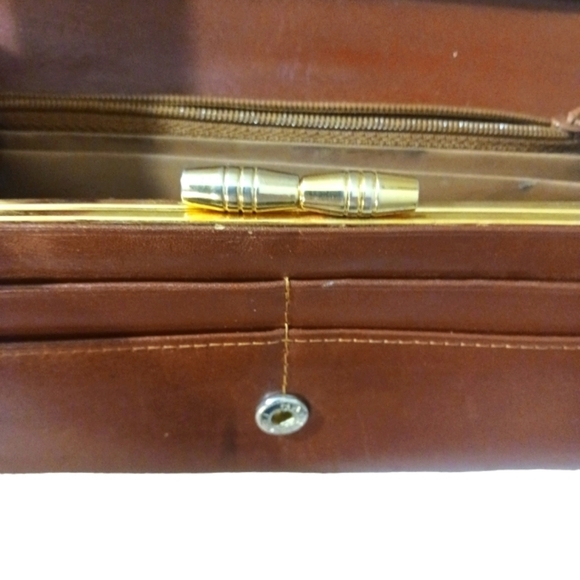 Leonardo da Vinci Brown Leather Wallet - Picture 8 of 13